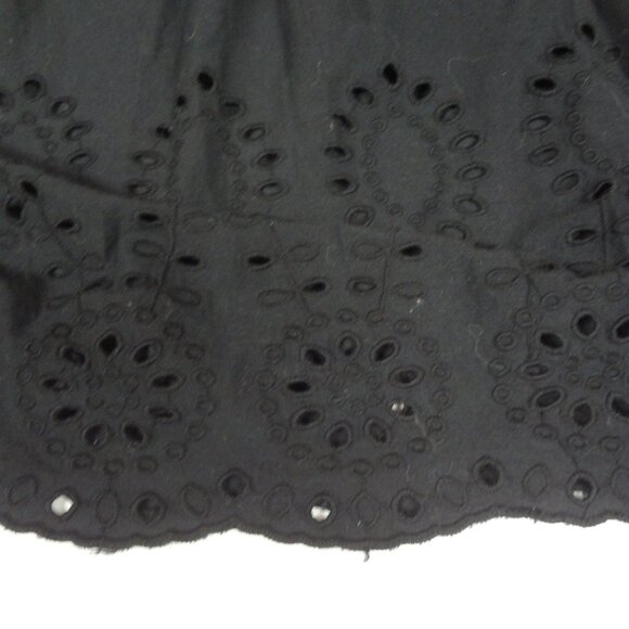 UNIVERSAL THREADS BLACK EYELET LACE MINI DRESS 3/4 SLEEVE WOMENS SIZE LARGE L255 - Picture 4 of 10